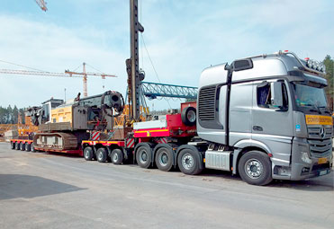 Shipping of extra-heavy cargo photo